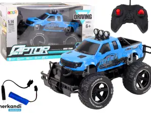 RC Geländewagen 1:14 Blau Mit Gummirädern