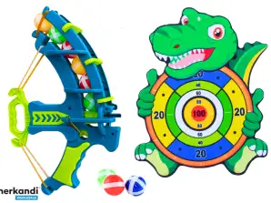 Schild Velcro Bälle Drachen Pistole Bogen