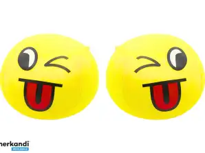 Miękka Piłeczka Piłka Buźka Emoji Żółta 9cm