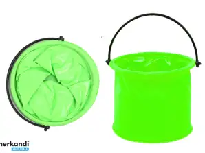 Foldable Multifunctional PVC Water Bucket Green