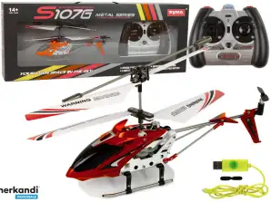 Helikopter Zdalnie Sterowany RC Żyroskop Syma S107G Czerwony