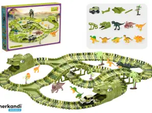 DIY Dinosaur Race Track 240 Peças