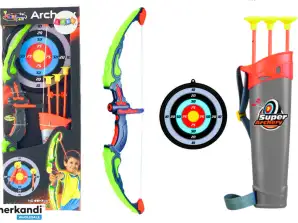 Archer Set Boog Doel Quiver Pijlen 3 Stuks Licht