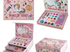 3-in-1 Set für Make-up, Nägel und Schmuck - Rosa Box