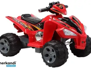 Quad Bike επαναφορτιζόμενες μεγάλες ρόδες κόκκινο