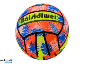 Gummiball Helle Blätter Orange 24 cm