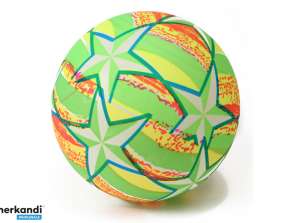 Gummiball Leuchtende Sterne Grün 24 Cm