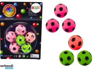 Set di Palline di Gomma Calcio 6 Pz