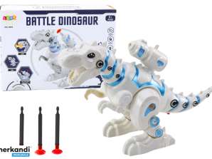Roboter Dinosaurier Mit Pfeilwurflicht Geräusche Weiß
