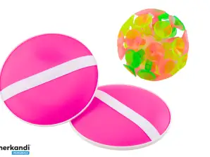 Vaardigheidsspel - Ronde Peddels met Zuignappen Roze