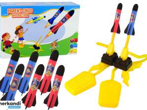 Foam Rocket Launcher Pump Set Yellow Garden