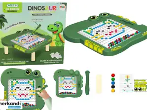 Izglītojošs magnētiskais panelis Dinosaurus Zaļš