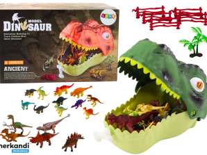 Dinosaurier Figuren Set Großer Grüner Dinosaurier 45 Teile