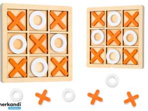 Tic-Tac-Toe Strategie Logik Holzspiel