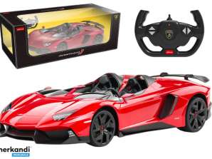 Auto RC Rastar 1:12 Lamborghini Aventador Rød Cabriolet