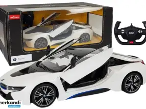VOITURE R/C SPORT TÉLÉCOMMANDE BMW I8 RASTAR 1:14 blanc
