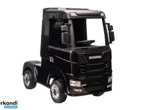Автомобіль На Акумуляторі Scania 500R HL698 Чорний Лакований 4x4