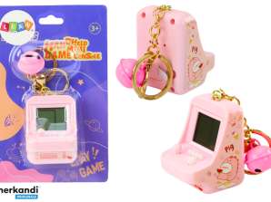 Gioco Elettronico Tetris Portachiavi Rosa