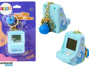 Gioco elettronico Tetris portachiavi tascabile blu