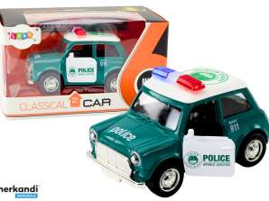 Auto della Polizia Classica 1:38 con Funzione Luce e Suono - Verde