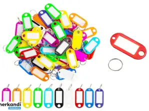 Schlüsselanhänger Set 100 Stück MIX Farben