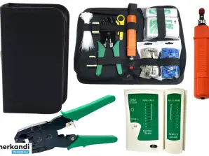 Netzwerkwerkzeugset 19in1 Tester Kabel Crimpzange