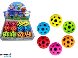 Glødende ball for sprettende elting med smilehull 6 cm