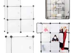 Modularer Schuhregal Zubehör 5 Fächer Transparent
