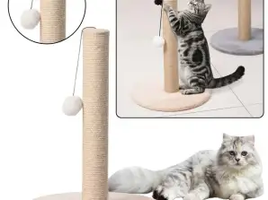 Kratzbaum für Katzen Säule zum Kratzen Turm 40 cm x 30 cm Beige