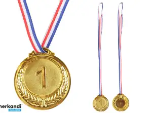 Medalla de Oro Primer Lugar Premio Trofeo Zinc 6.5cm