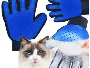 Haarglattungs-Handschuh mit Silikon-Punkten für Katze und Hund