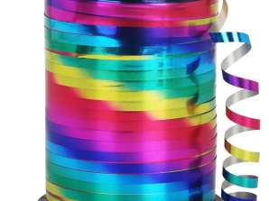 Nastro Holografico Decorativo Colorato Arcobaleno 90m 5mm