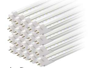 20x LED Leuchtstofflampe 120cm 18w T8 4000k G13 neutral transparent