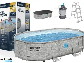 Cadre Piscine 427 x 250 x 100 cm Bestway 56946