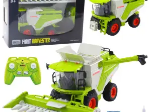Combine Harvester with Corn Header 2in1 Remote Controlled RC Steam Effect 2.4G