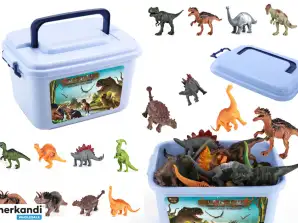 Dinosaurier Set Figuren Park Zubehör Box 46 Teile