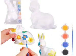 Set voor het Schilderen van Styrofoam Paasdecoraties Konijn