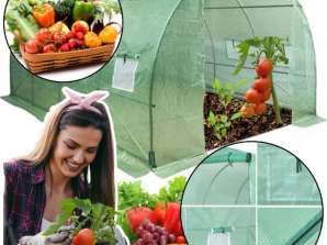Polytunnel Trädgårdsväxthus 4x2,5x2m Folie 10m? UV 4 Premium