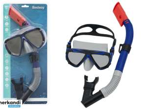 Tauchset Schwarze Maske Schnorchel Bestway 24053