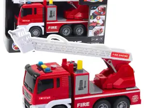 Fire Brigade With Boom Water Lights Sounds Red 1:14