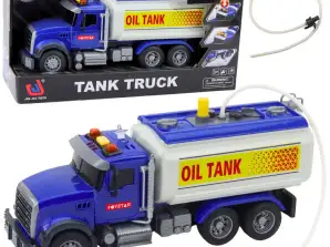 Lastbil Tanker Vand Lys Lyder Blå 1:14