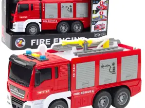 Auto Fire Truck Powered Water Light Sound