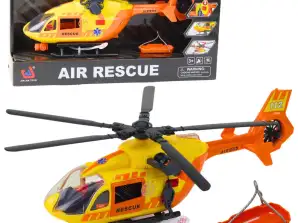 Rettungshubschrauber Haken Trage Licht Geräusche Orange 1:12