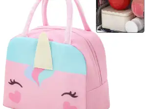 Sac à lunch isolant thermique Licorne 23cm
