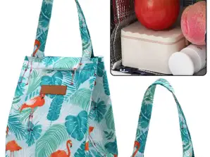 Sac à lunch isolant thermique Flamingo Leaves Bag 25cm