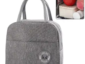 Lunch bag isolant thermique gris 23cm