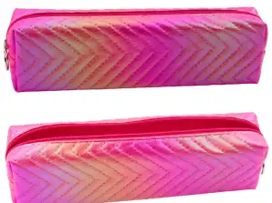 Trousse Fille Métallique Brillante - Rose