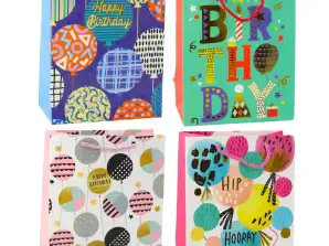 Sac Cadeau en Papier pour Anniversaire 23 x 18 x 10.5 cm