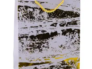 Elegante goldene Dekorationen Geschenktüte 23 x 18 x10cm