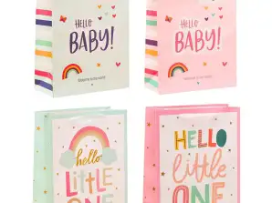 Gift Bag for Children Hello Baby Little One 36 x 12 x 10 cm